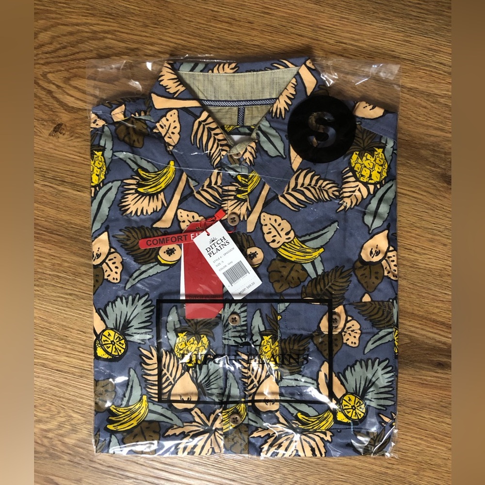 Men’s Ditch Plains printed shirt